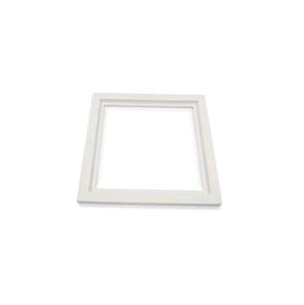 DX210043  Biox 90x90mm White Square Frame Suitable For Biox Downlight